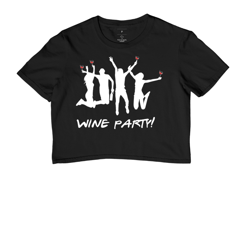 Wine Party  - Estampa branca.