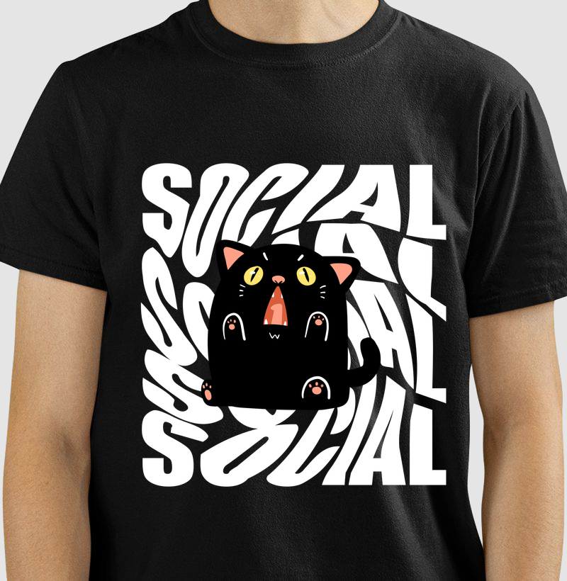 Cami Clássica — Social Cat