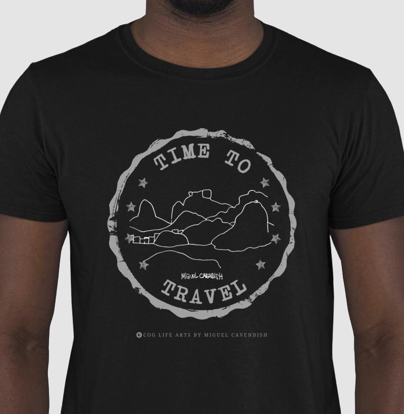 Camiseta Adulto Time To Travel by Miguel Cavendish
