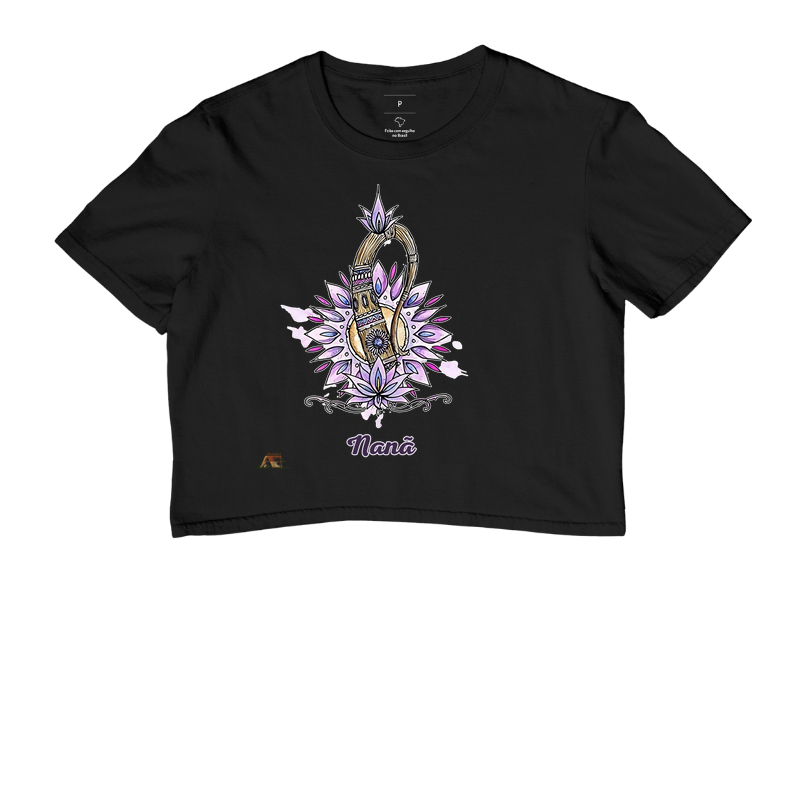 Camiseta Aruanda ê Instrumento de Nanã Sabedoria Ancestral em Estampa Exclusiva
