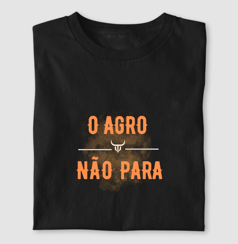 O agro não para com manchas de terra 