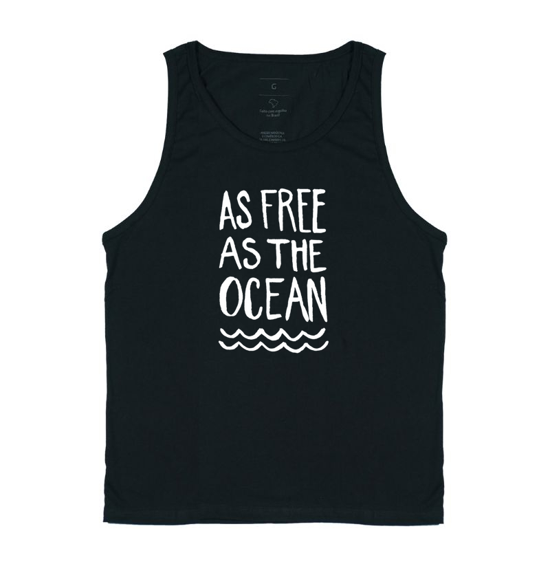 As free as the ocean - Algodão 30.1 