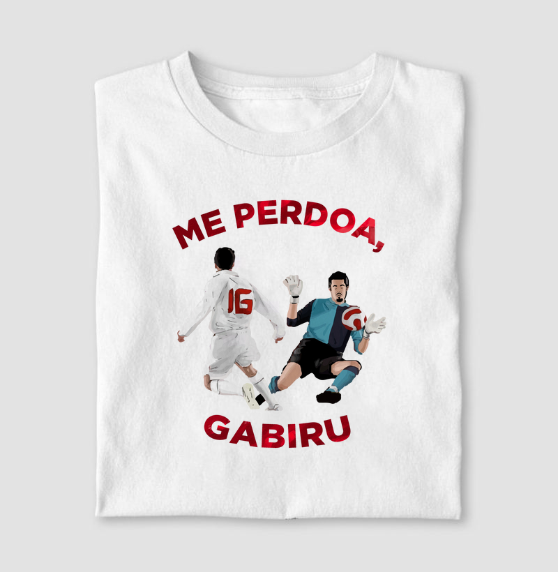 Camiseta "Me perdoa, Gabiru"