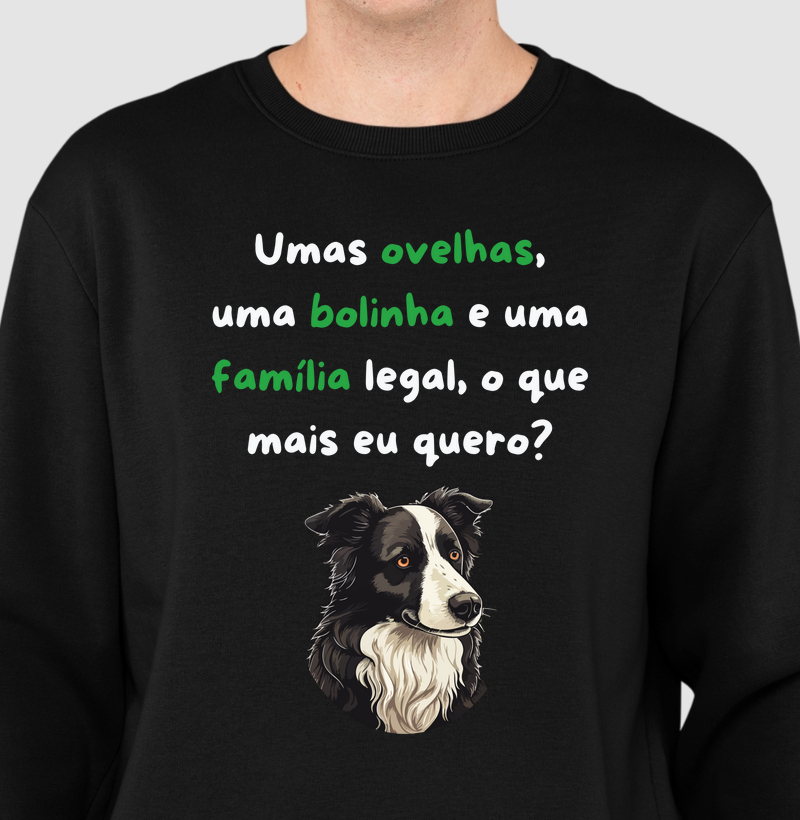 Ovelhas, bolinha e família