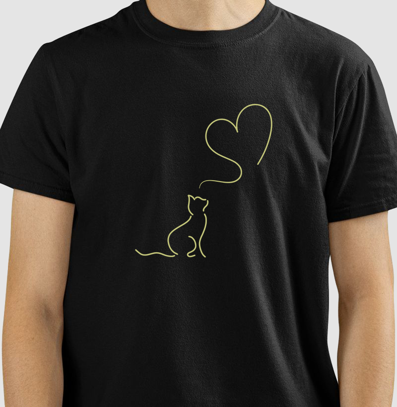 Camiseta Amor flutuante