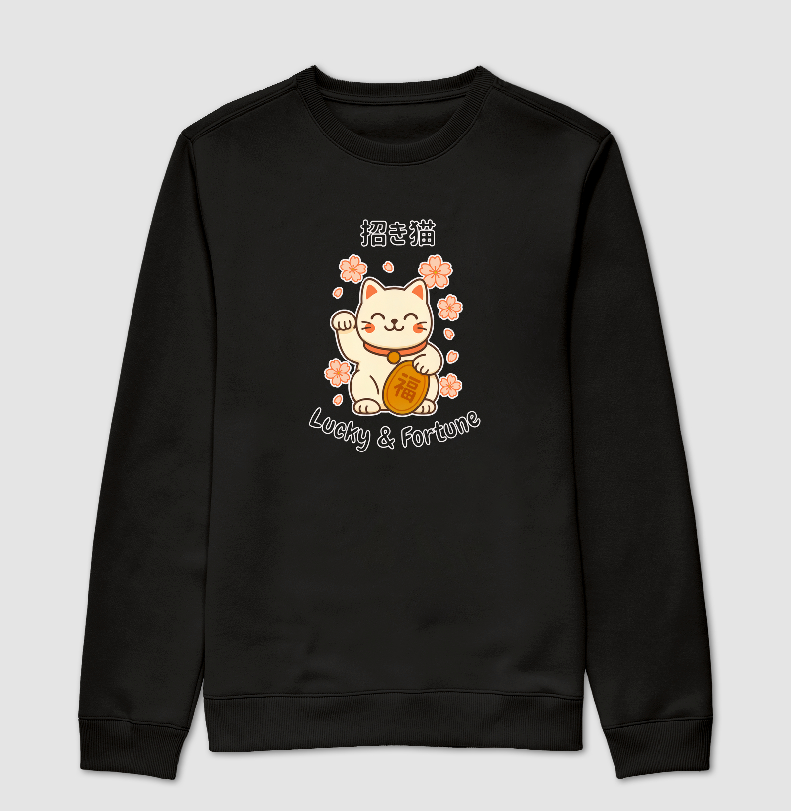 Moletom Maneki-neko Sorte & Fortuna