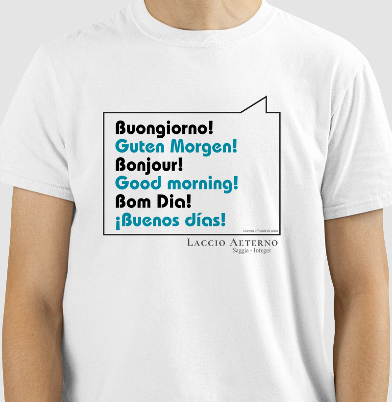 Camiseta Laccio Aeterno Good Vibes: Boungiorno!  00007 - Mann