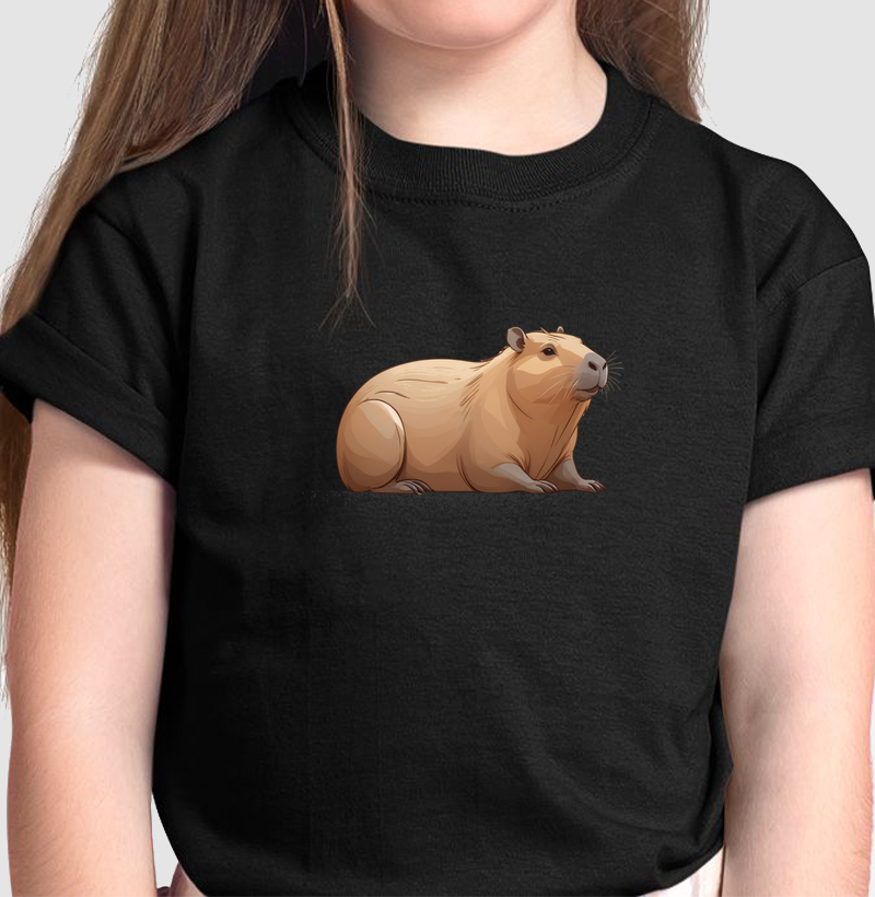 Camiseta Infantil Capivara