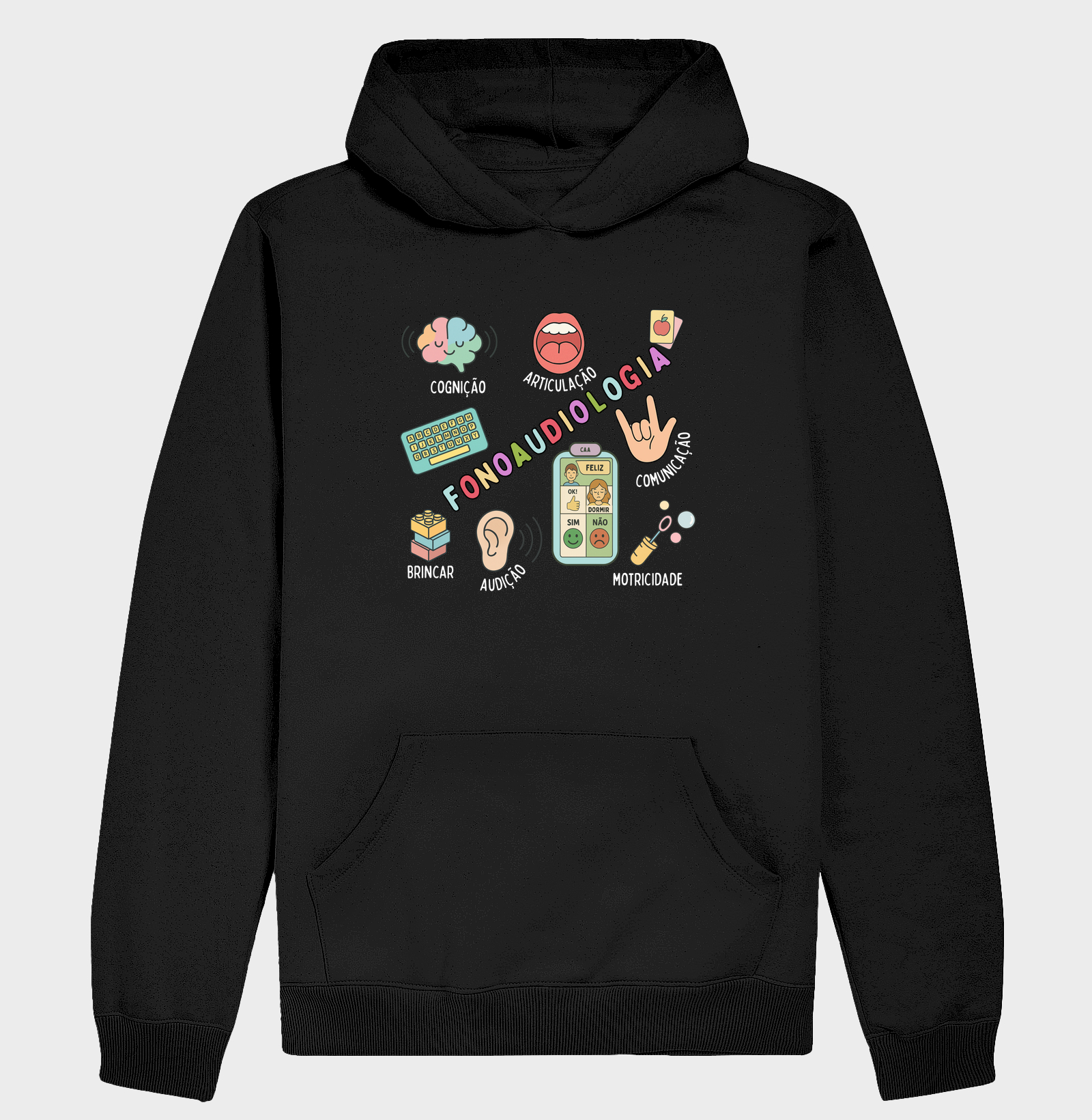 Moletom Hoodie Slim | Fonoaudiologia