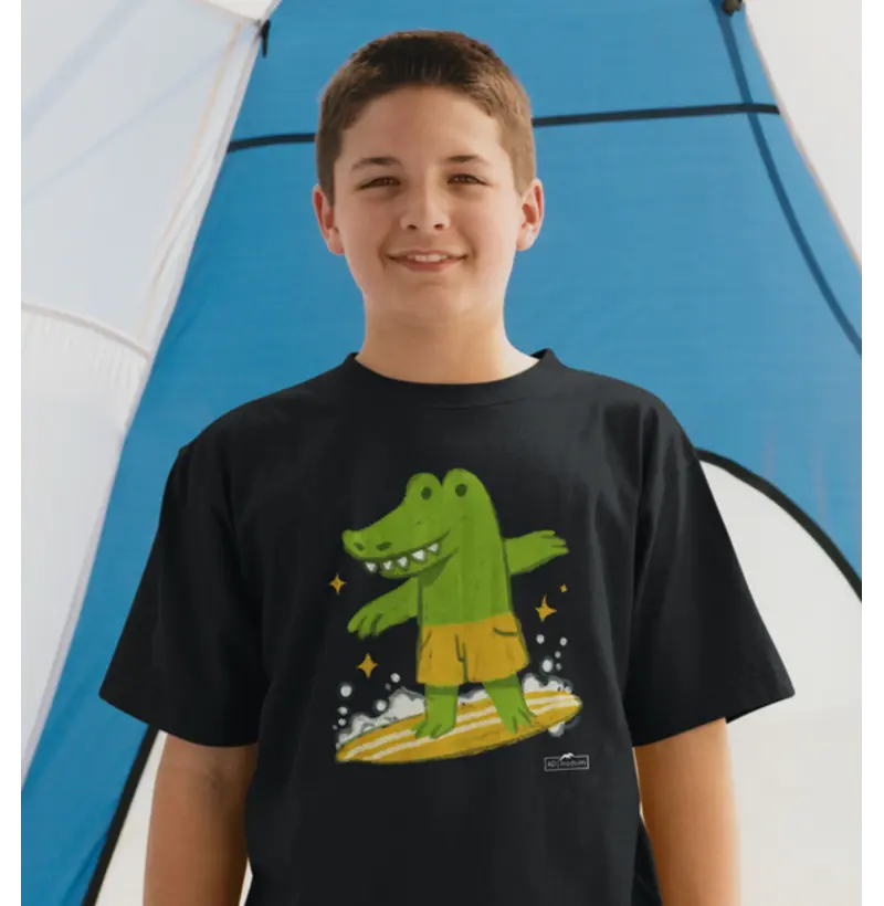 Camiseta 2 a 14 anos JACAREZINHO DO FLAT