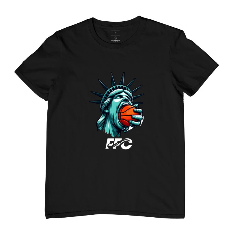 Camiseta FFC basquete estatua da liberdade