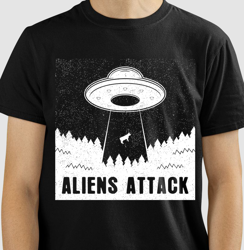 Aliens atack - cow