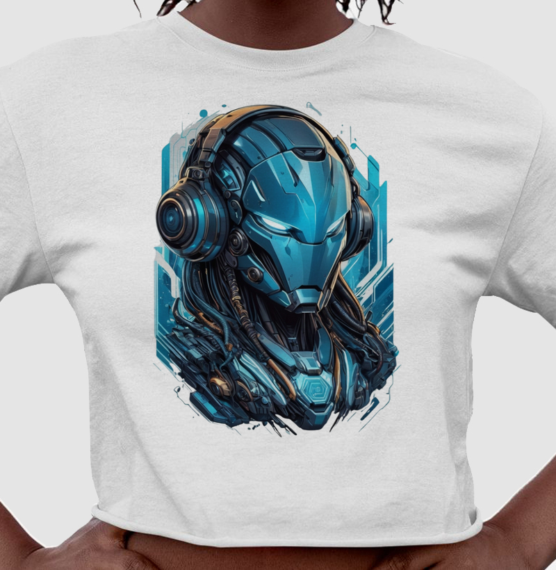 Cyber Warrior: Cropped - Futurista