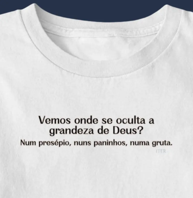 Gradeza de Deus: presépio, paninho, gruta.
