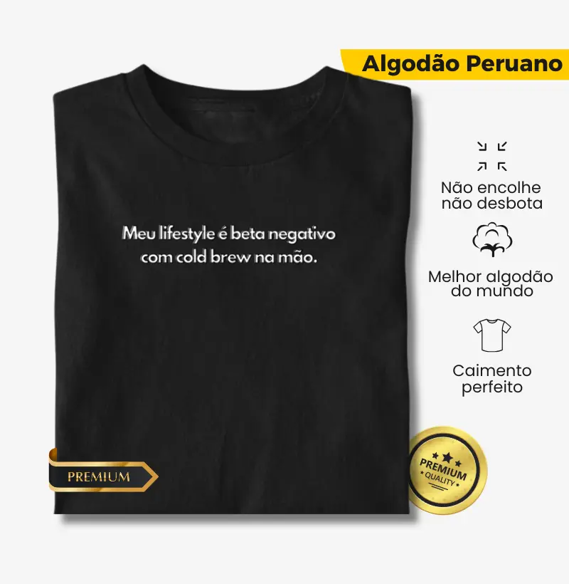Meu lifestyle é beta negativo