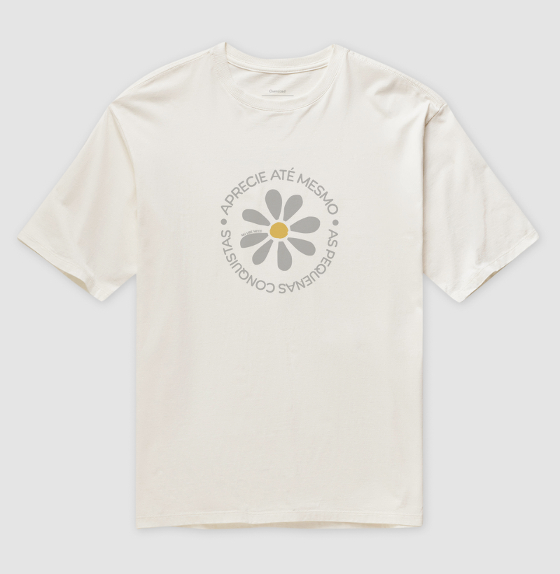 Camiseta Oversized - Conquistas 