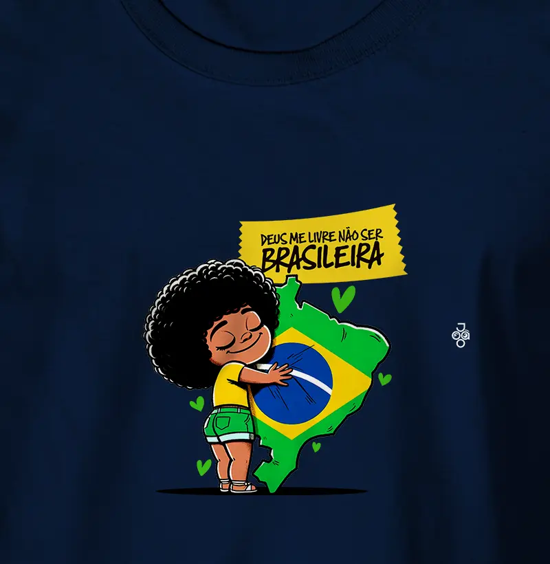 Camiseta Não ser Brasileira