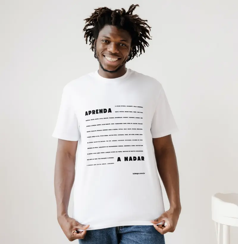 Camiseta adulto | Aprenda a nadar