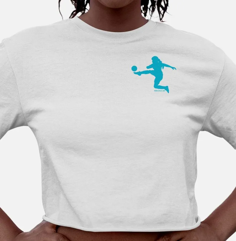 Blusa futebol- cropped