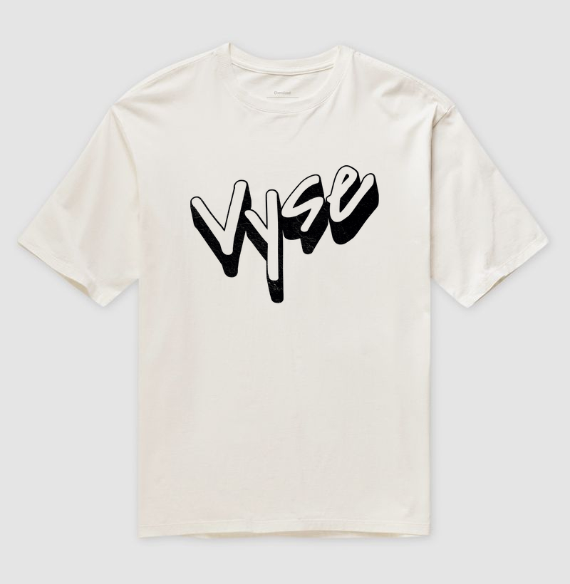 Camiseta Vyse Oversized Grafite