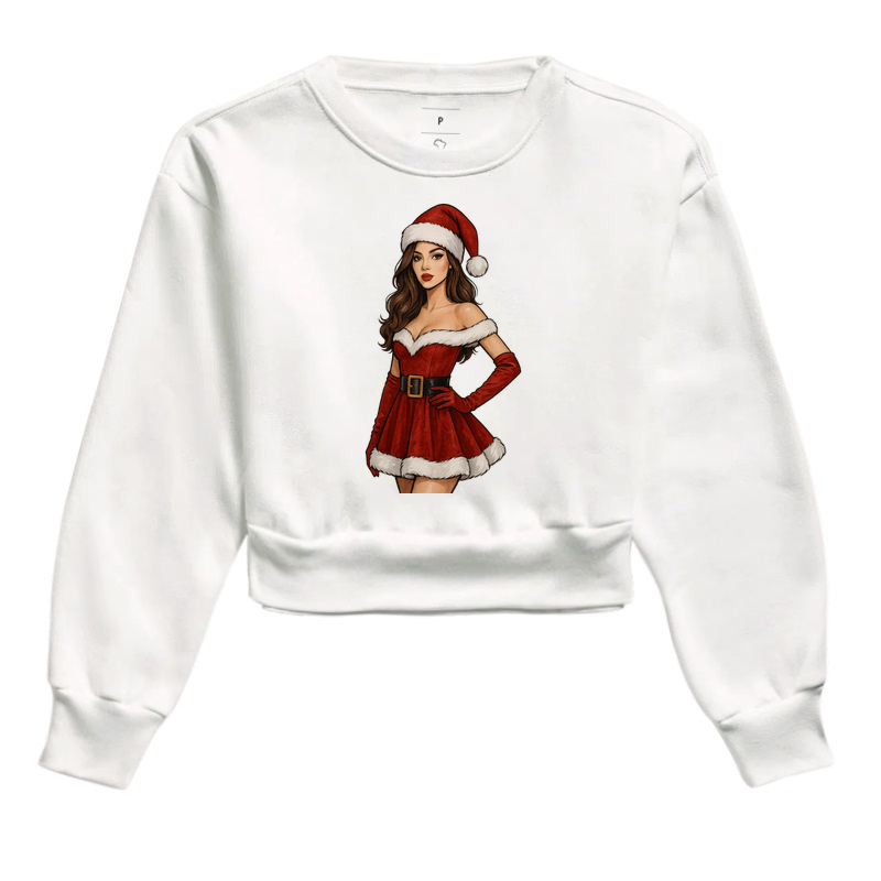 Cropped Moletom - Garota Noel