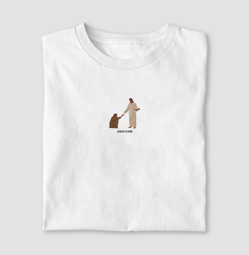 Camiseta Jesus agua e pão 