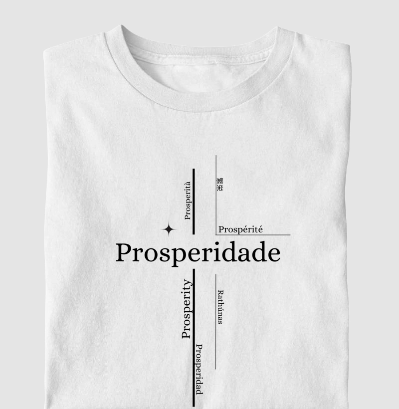 Camiseta Prosperity Words