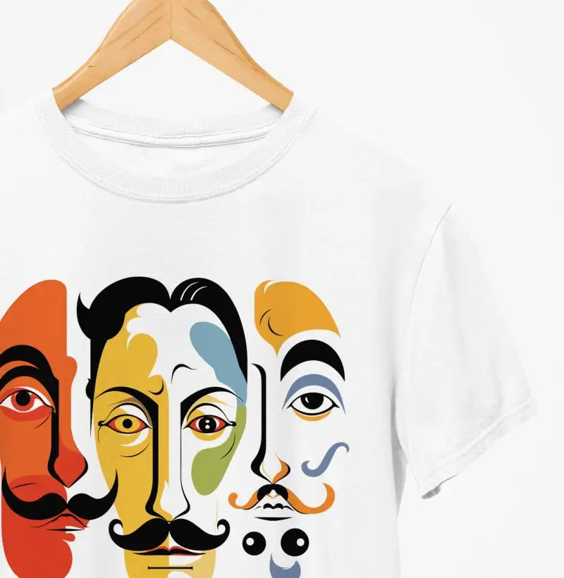 Camiseta As Faces de Dali