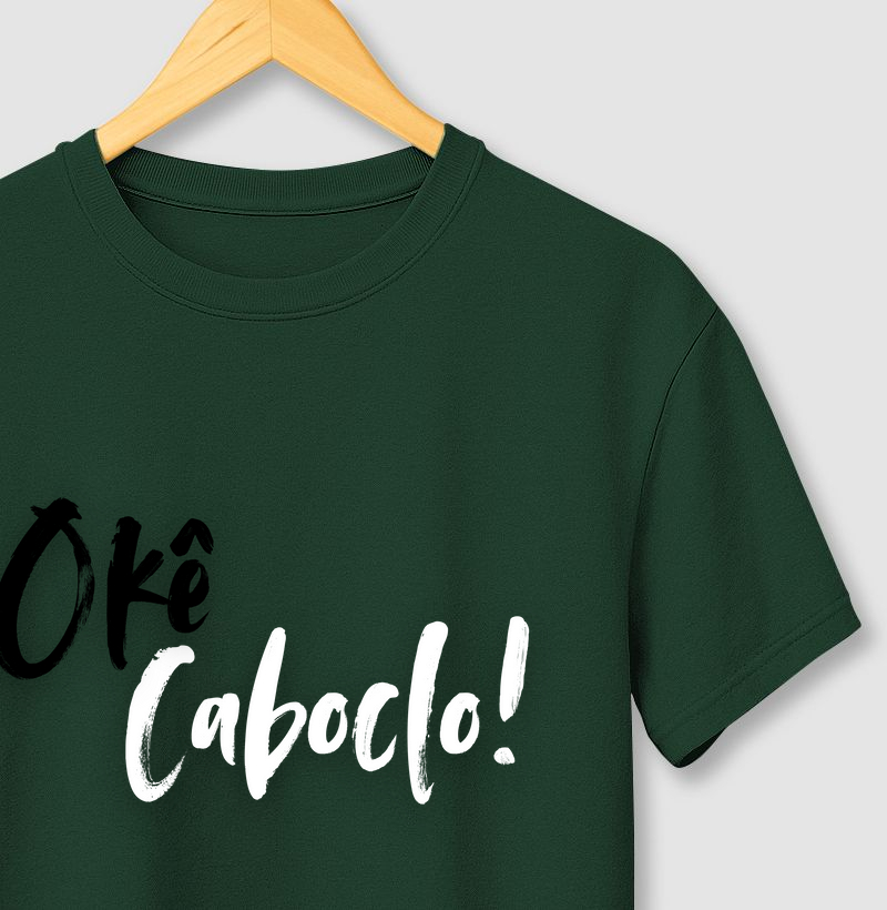 Caboclo - Saudação - Camiseta Verde