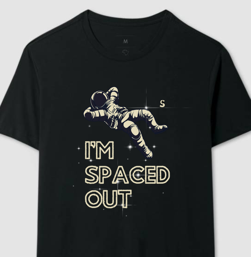 I’m Spaced Out Camiseta Supernova Estampada