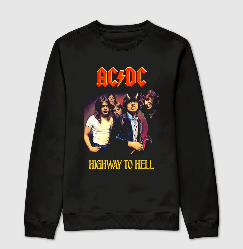 AC/DC (Highway To Hell) - Suéter Moletom
