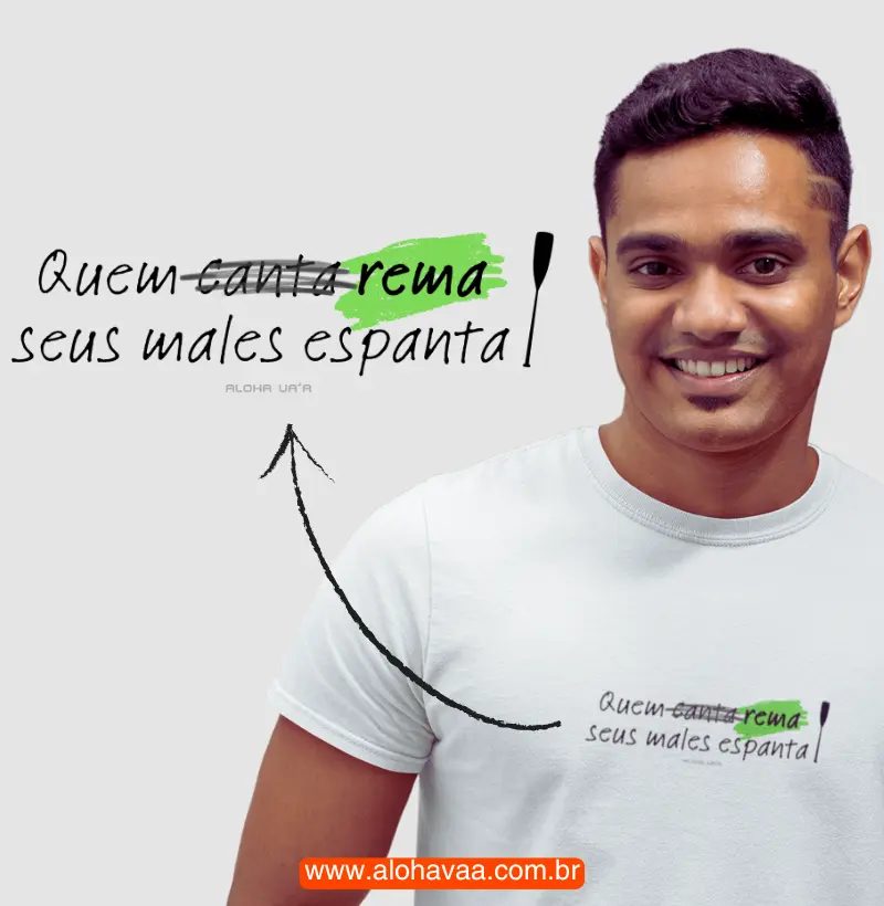 Quem rema seus males espanta!