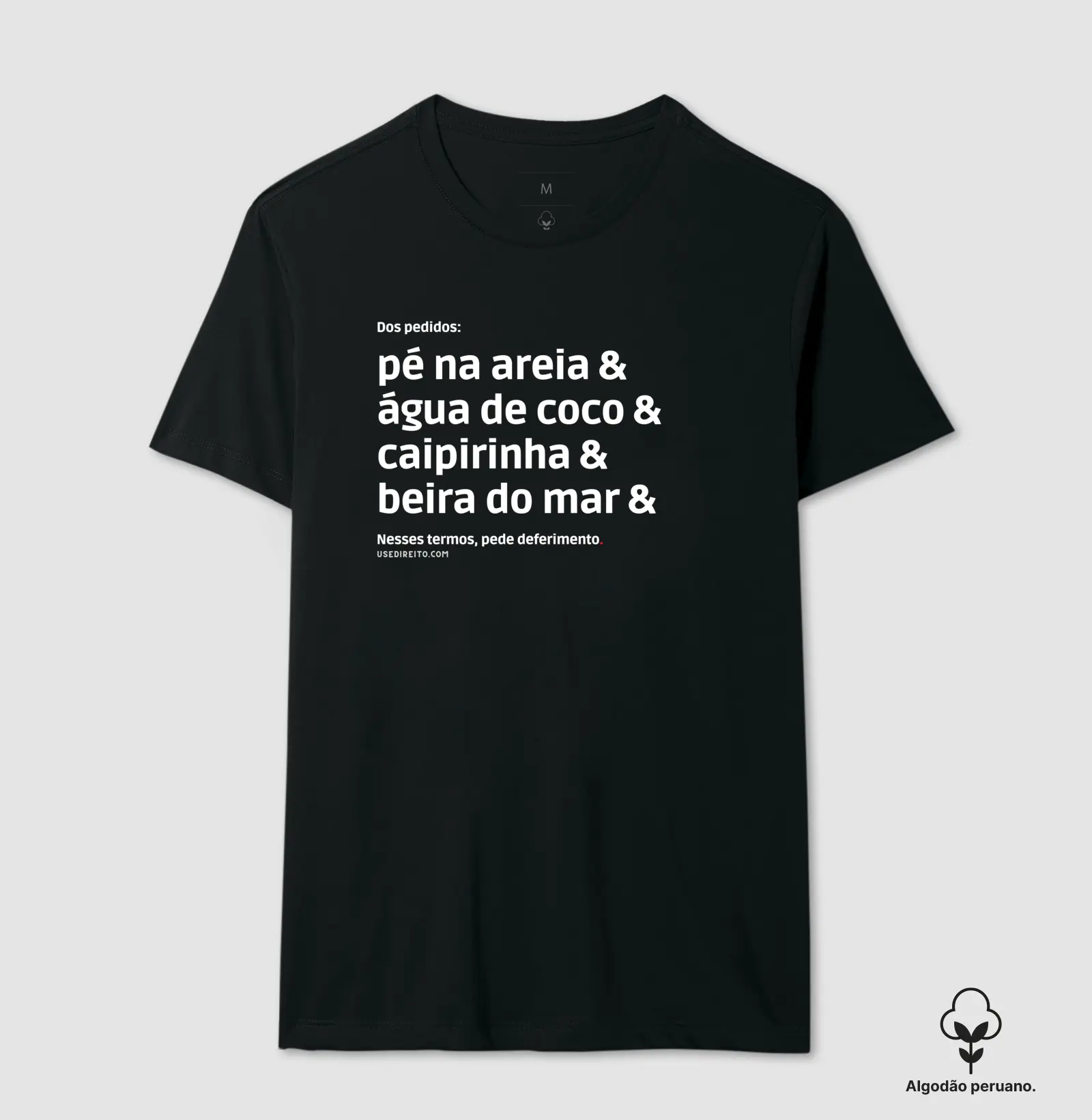 Caipirinha - Camiseta Premium de Algodão Peruano