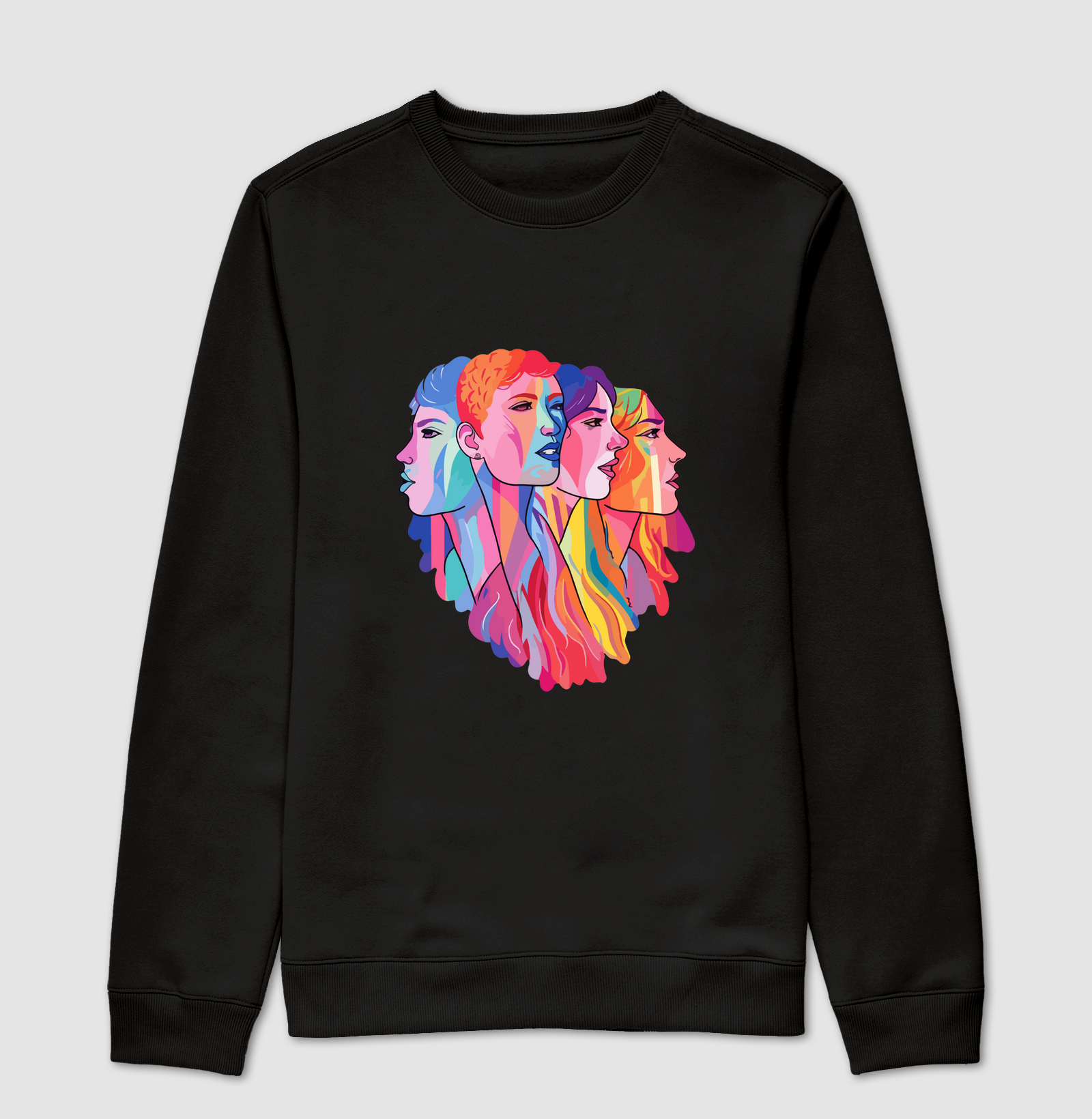 Camiseta Rostos color