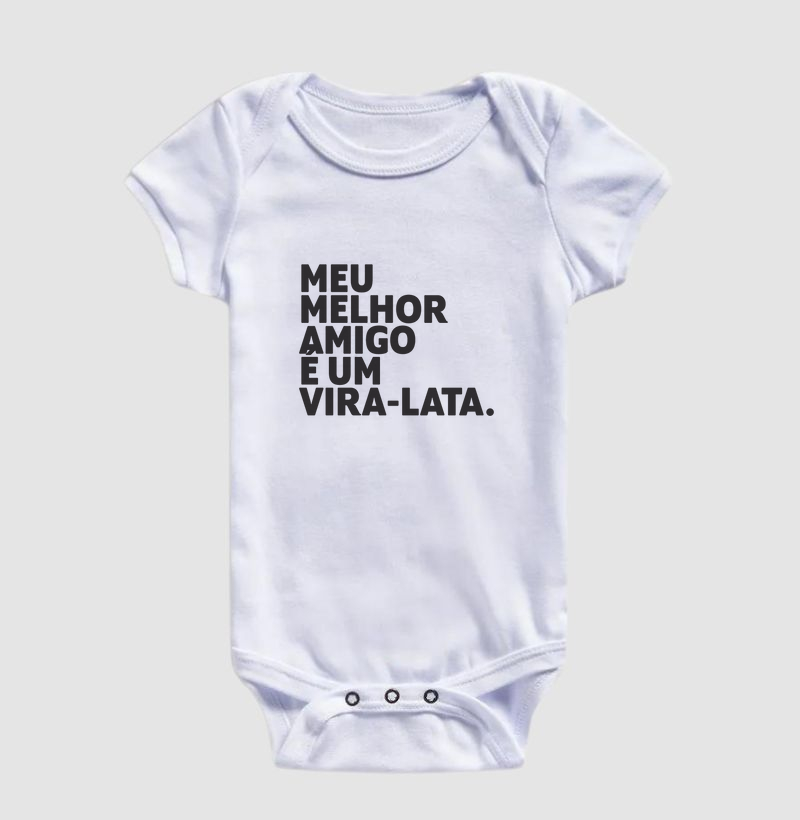 BODY INFANTIL MELHOR AMIGO
