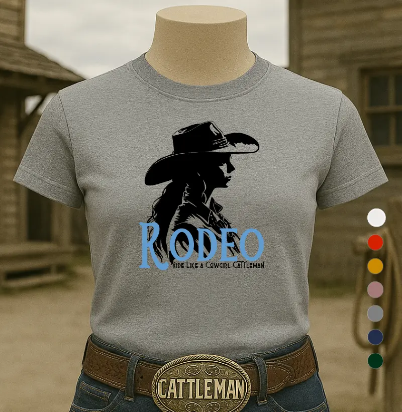 Camiseta Ride Like a Cowgirl  