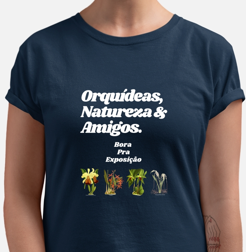 Camiseta Orquideas e Amigos