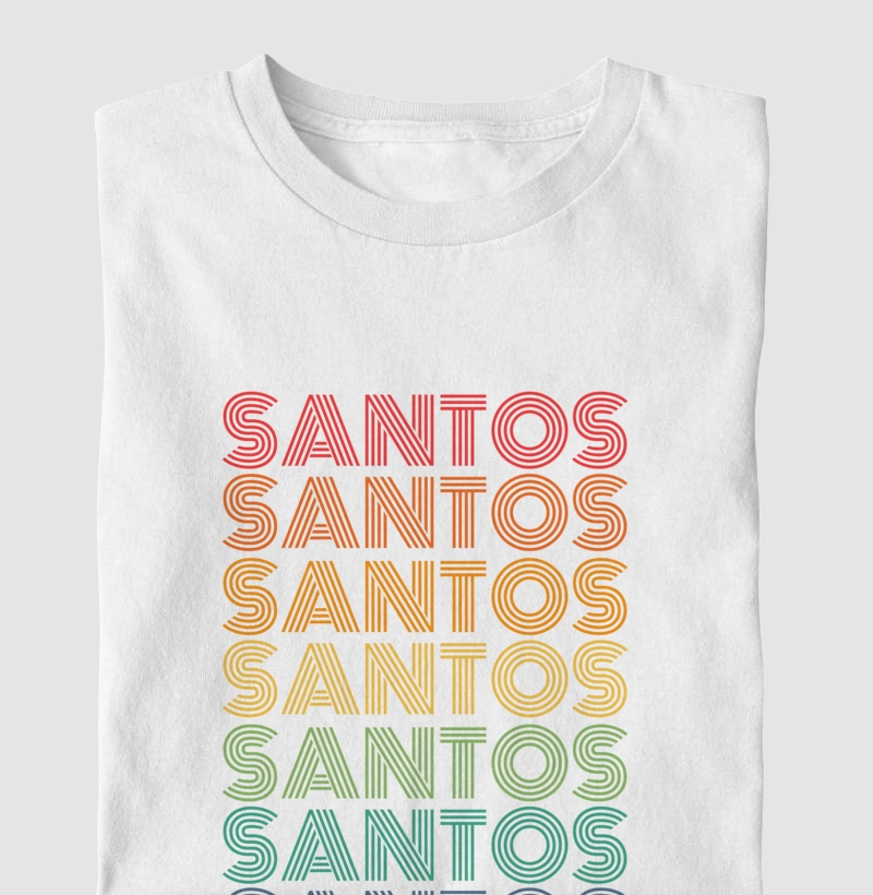 Santos Letreiro Retrô