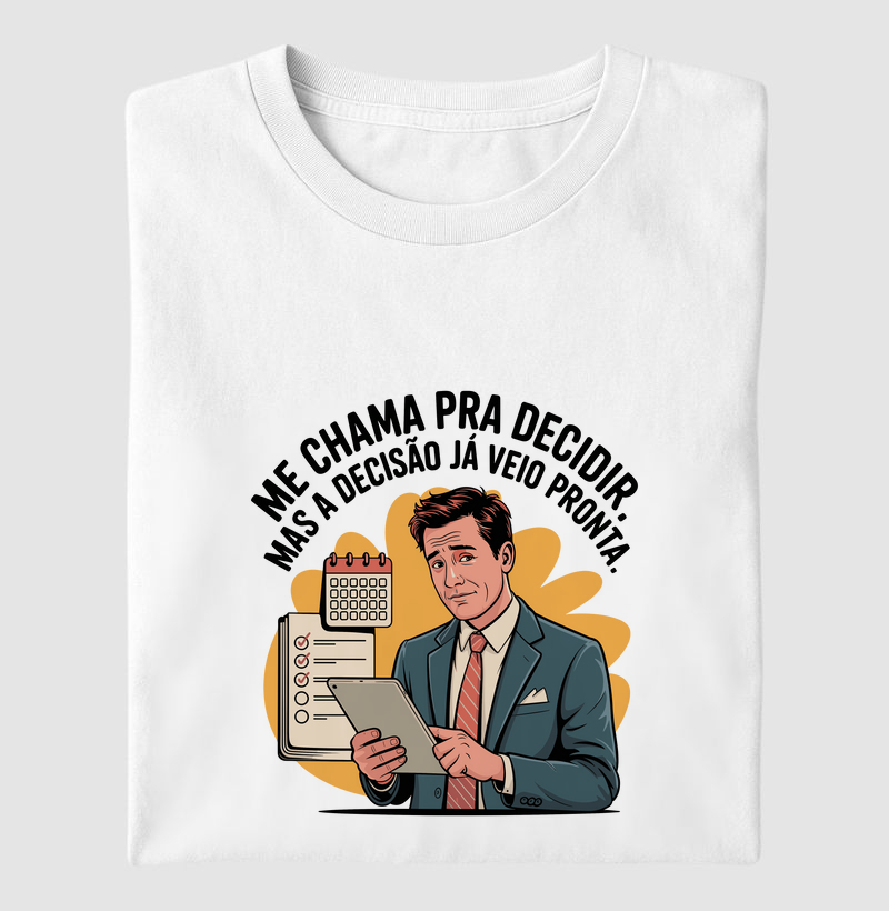 Me chama pra decidir, mas a decisão já veio pronta (GES)