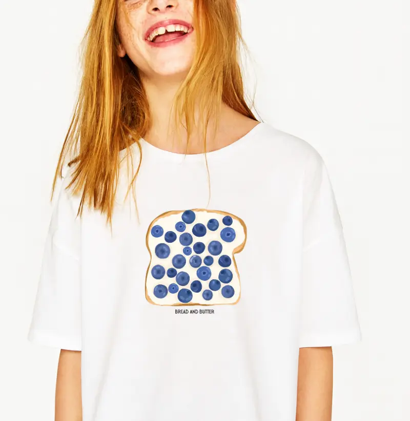 Camiseta Bread Blueberry