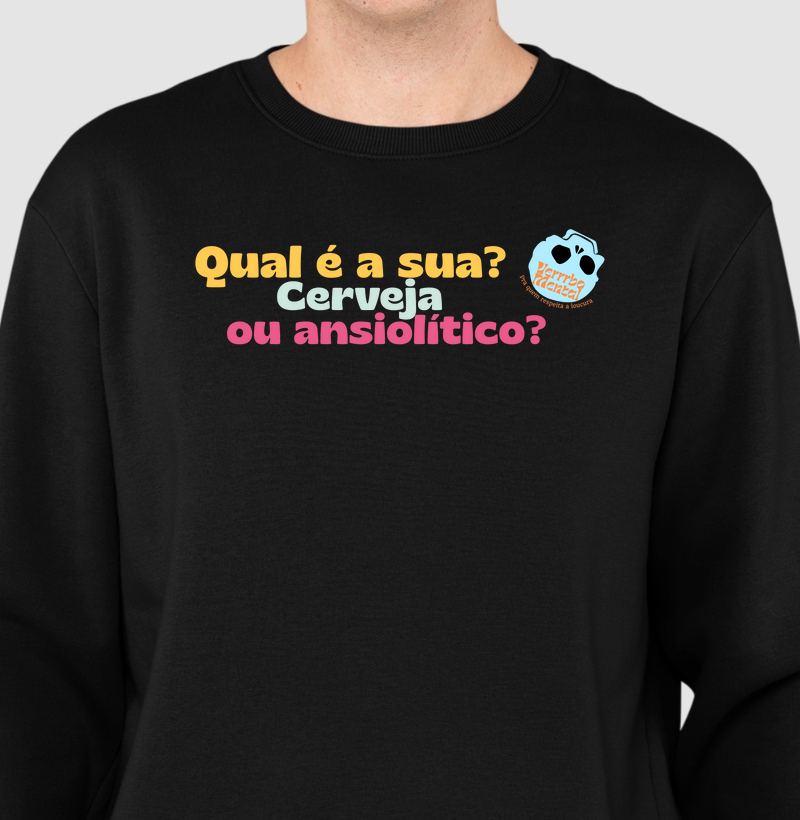 Camiseta Cerveja ou ansiolítico
