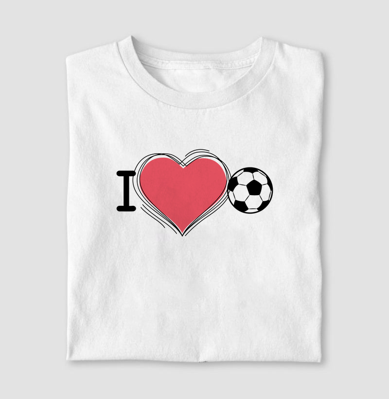 Camisa - I love Futebol - iconográfica