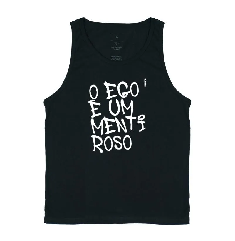 camiseta regata | o ego é um mentiroso
