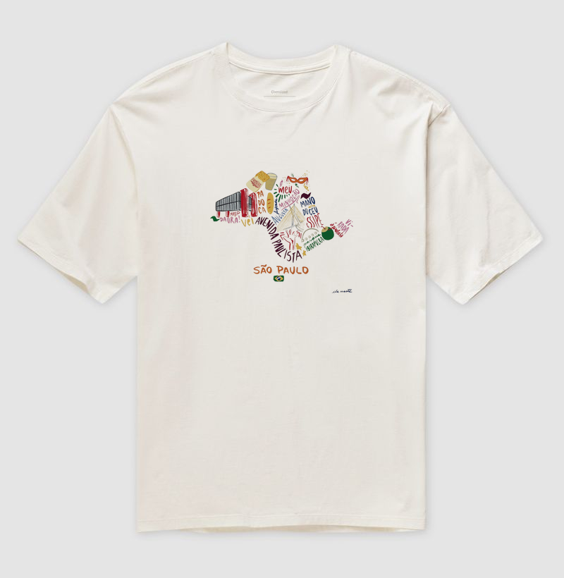 Camiseta Oversized Alma Paulista