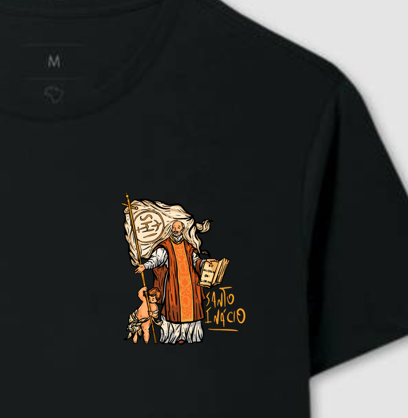 Camiseta Santo Inacio - Minimalista 