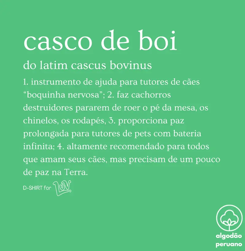Premium - Dicionário - casco de boi - for Luv