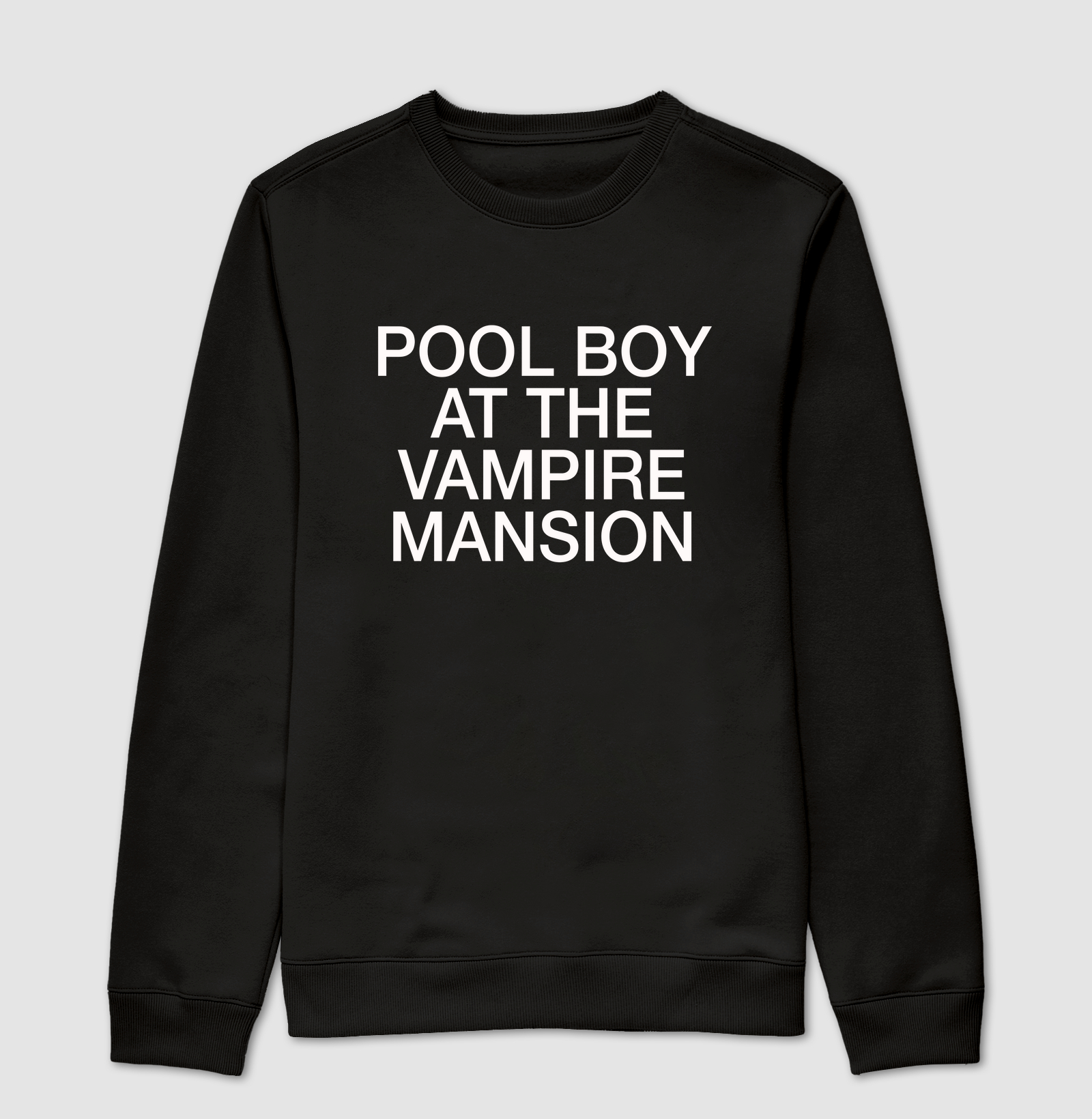 Pool Boy At The Vampire Mansion
