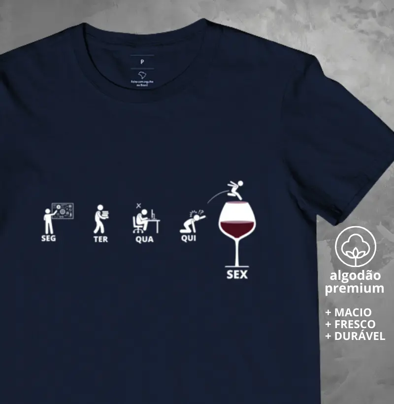Camiseta Rotina Semanal