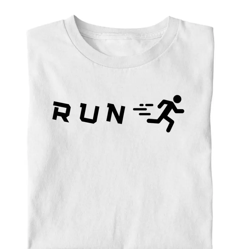 Camiseta RUN frase para inspirar e fortalecer seu foco e disciplina todo dia.
