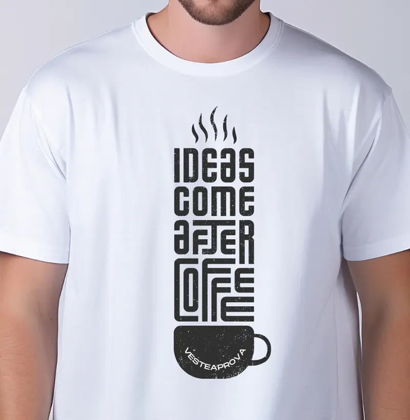 Ideas come after coffe